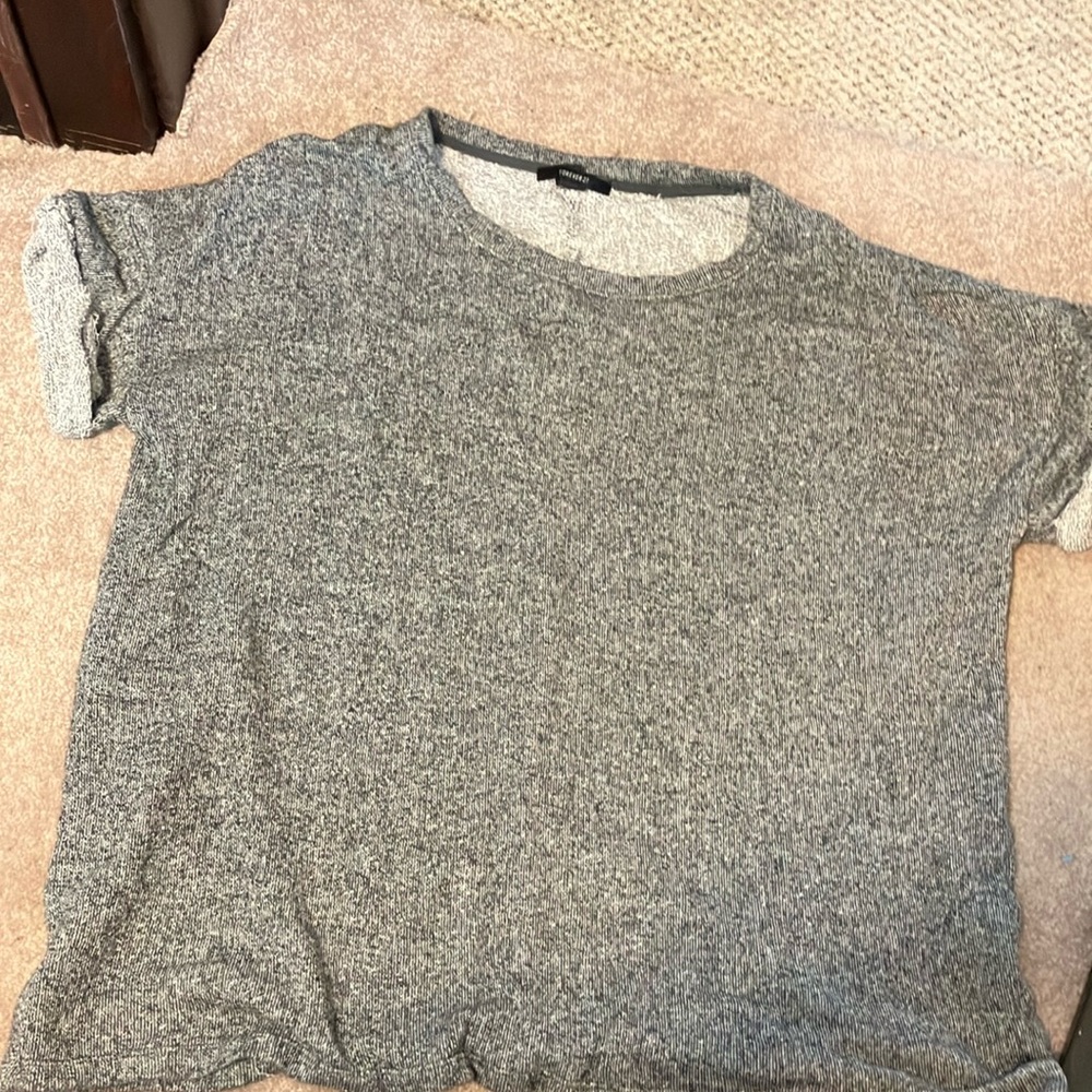 Forever 21 Heather Gray Knit Top